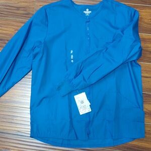 White Swan Fundamentals Uniform Jacket Scrub Unisex 14755 - Royal Blue